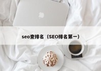 seo查排名（SEO排名第一）