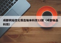成都网站优化我选柚米科技12做（成都柚品科技）